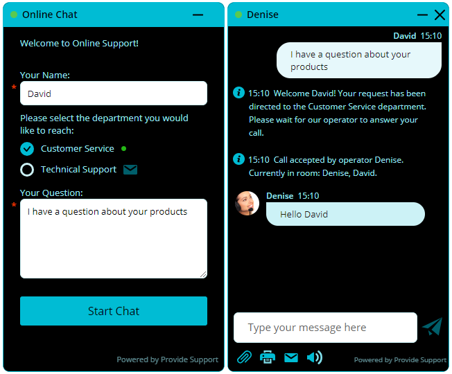 Lightweight chat window theme