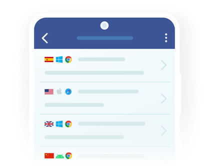 Real-time visitor monitoring in Android app for agents