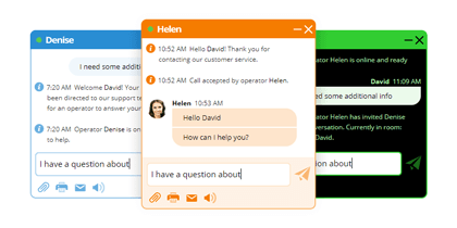 Chat messenger designs