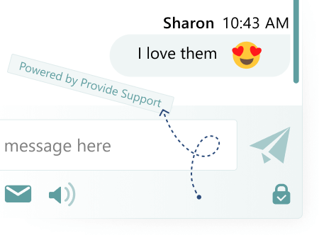 Remova o link Janela de chat sem marca
