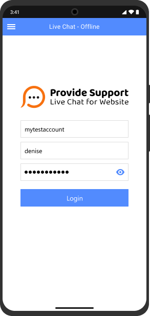 Veja o texto no campo senha para evitar erros de digitação Pré-visualização da senha no login