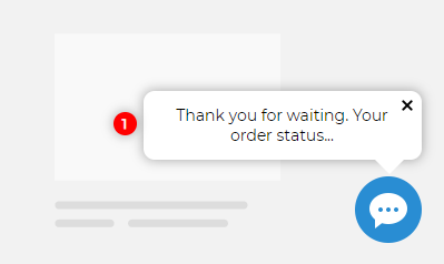Your customers will never miss a message New chat message alert with counter