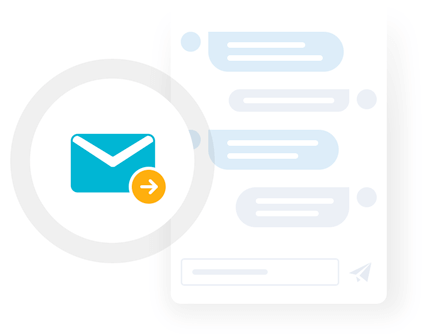 Enable chat records emailing for your agents and visitors Chat records and offline messages are sent through a secure channel